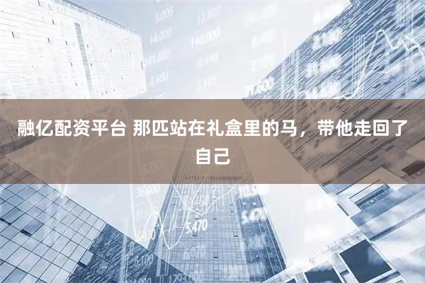融亿配资平台 那匹站在礼盒里的马，带他走回了自己