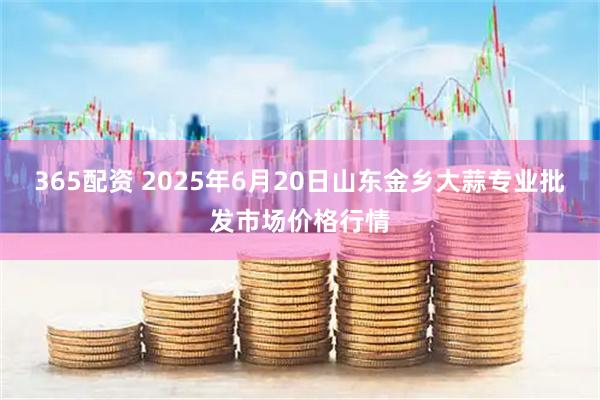 365配资 2025年6月20日山东金乡大蒜专业批发市场价格行情